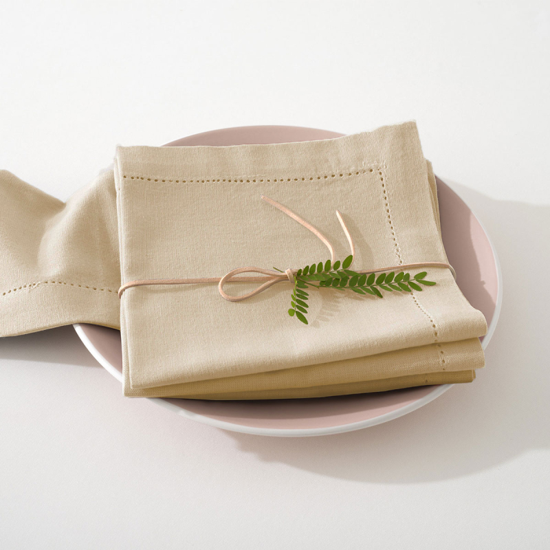 Πετσέτες Φαγητού (Σετ 4τμχ) A-S Jane Beige 146341A