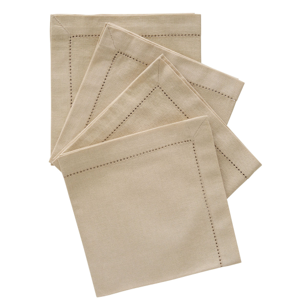 Πετσέτες Φαγητού (Σετ 4τμχ) A-S Jane Beige 146341A