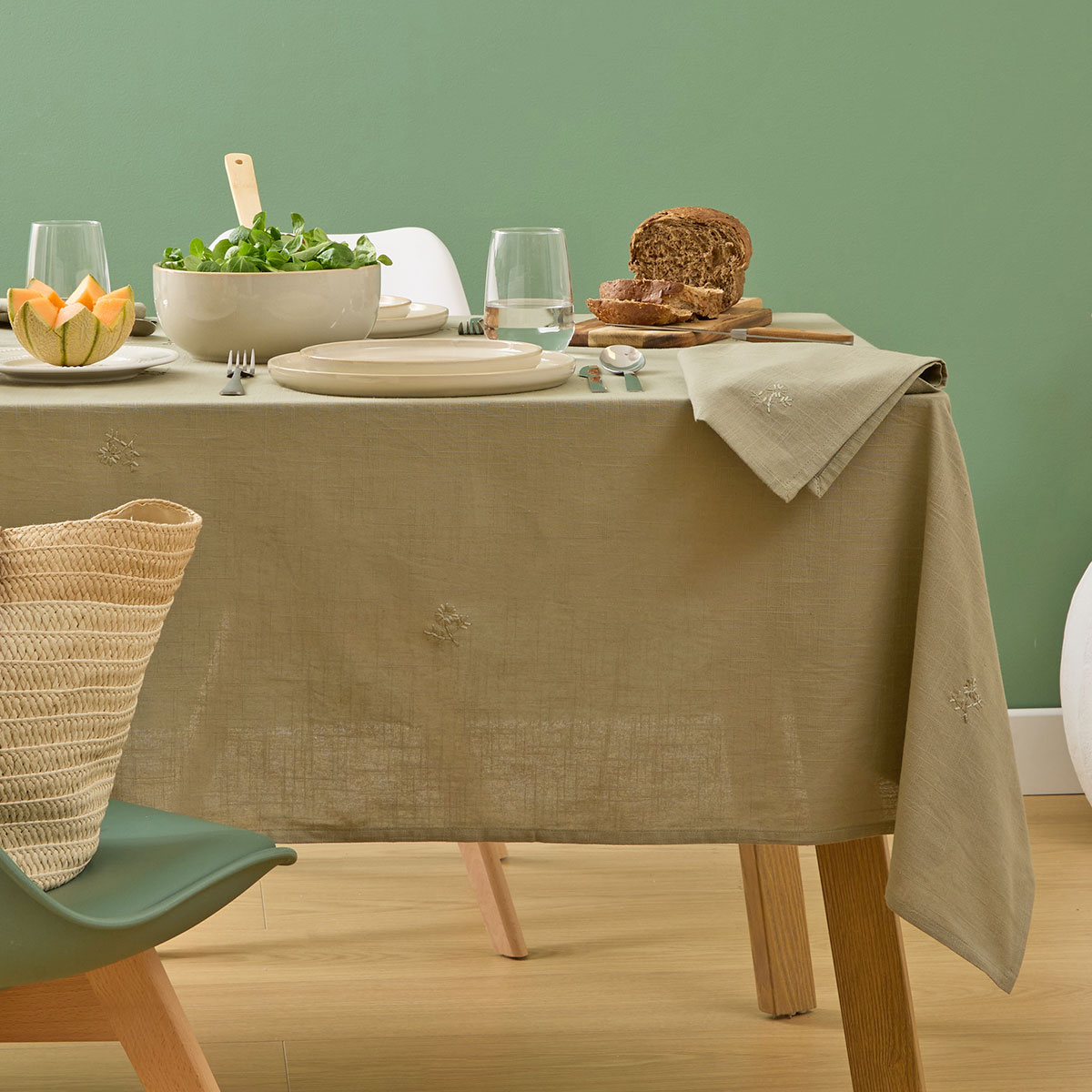 Τραπεζομάντηλο (150x250) A-S Joy Khaki 215430C