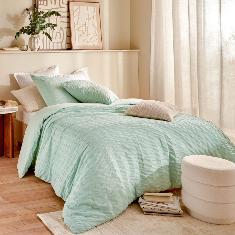 Παπλωματοθήκη Υπέρδιπλη (240x220) + Διακοσμητικές Μαξιλαροθήκες A-S Irhia Celadon 201968B