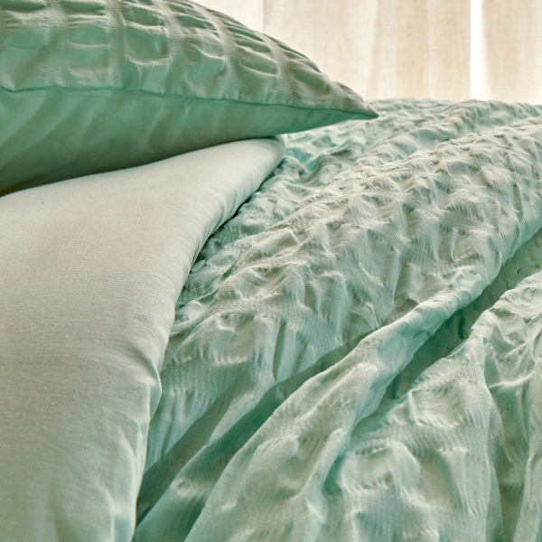 Παπλωματοθήκη Υπέρδιπλη (240x220) + Διακοσμητικές Μαξιλαροθήκες A-S Irhia Celadon 201968B