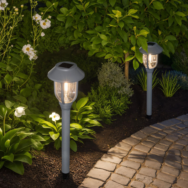 Ηλιακό Φωτιστικό Καρφωτό A-S Aoda 201373 Grey