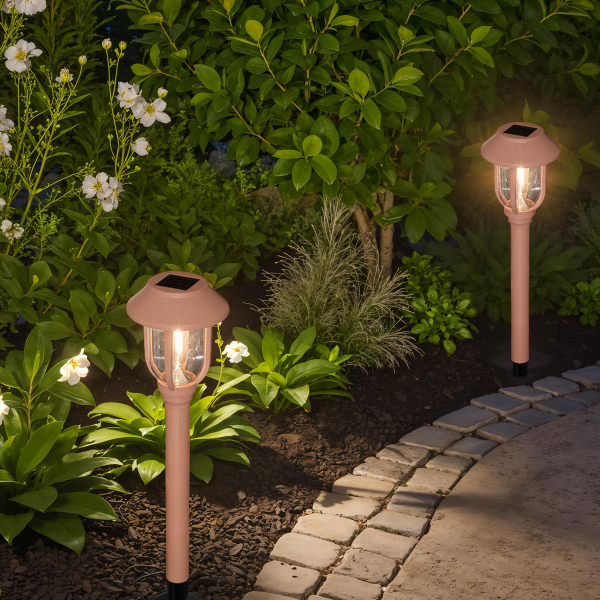 Ηλιακό Φωτιστικό Καρφωτό A-S Aoda 201373 Pink