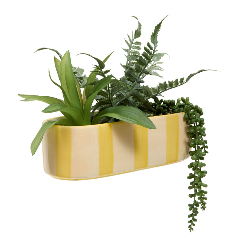 Τεχνητό Φυτό Σε Γλάστρα (31x22x24) A-S Poolside 214039 Yellow