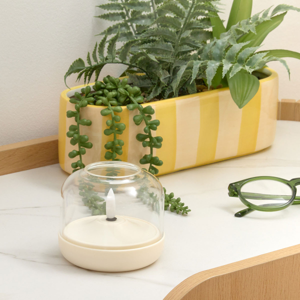 Τεχνητό Φυτό Σε Γλάστρα (31x22x24) A-S Poolside 214039 Yellow