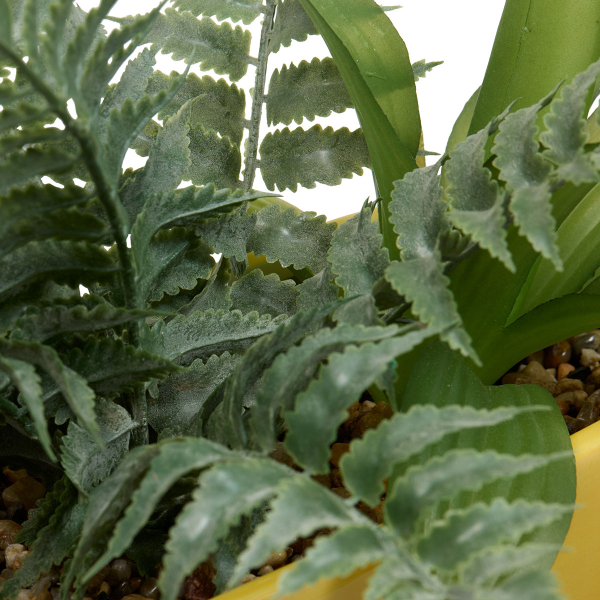 Τεχνητό Φυτό Σε Γλάστρα (31x22x24) A-S Poolside 214039 Yellow