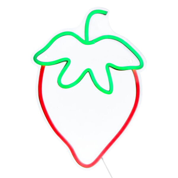 Διακοσμητικό Φωτιστικό Τοίχου LED Με USB A-S Fruity 214424A Strawberry