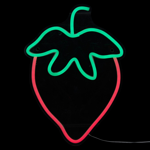 Διακοσμητικό Φωτιστικό Τοίχου LED Με USB A-S Fruity 214424A Strawberry