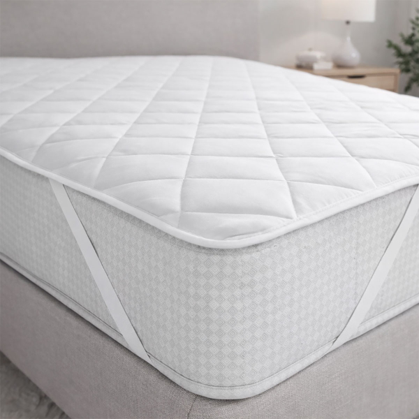 Κάλυμμα Στρώματος King Size (180x200) Αδιάβροχο Καπιτονέ Ravelia 4 Λάστιχα