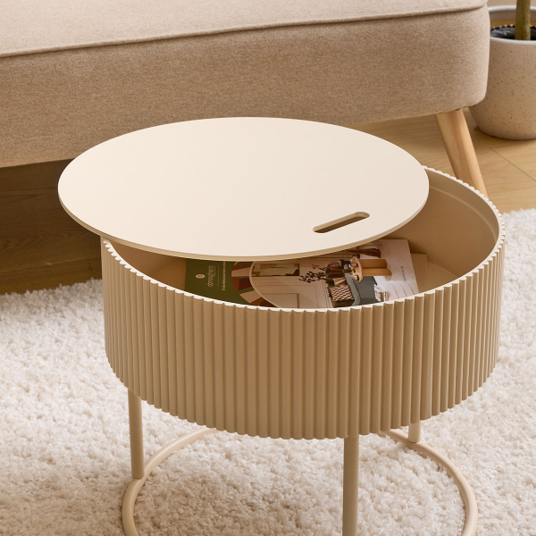 Βοηθητικό Τραπεζάκι Με Αποθηκευτικό Χώρο (Φ45x40.5) A-S Juna 213063A