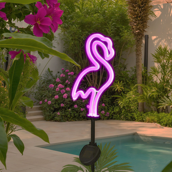 Ηλιακό Φωτιστικό Καρφωτό A-S Ludi 210379 Flamingo