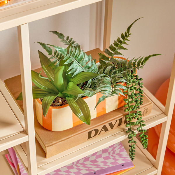 Τεχνητό Φυτό Σε Γλάστρα (31x22x24) A-S Poolside 214039 Orange