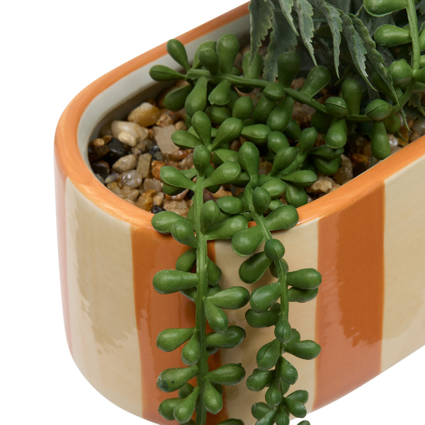 Τεχνητό Φυτό Σε Γλάστρα (31x22x24) A-S Poolside 214039 Orange