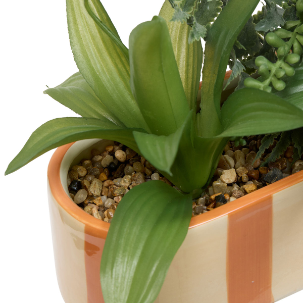 Τεχνητό Φυτό Σε Γλάστρα (31x22x24) A-S Poolside 214039 Orange