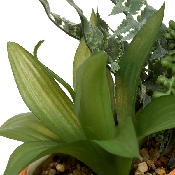 Τεχνητό Φυτό Σε Γλάστρα (31x22x24) A-S Poolside 214039 Orange