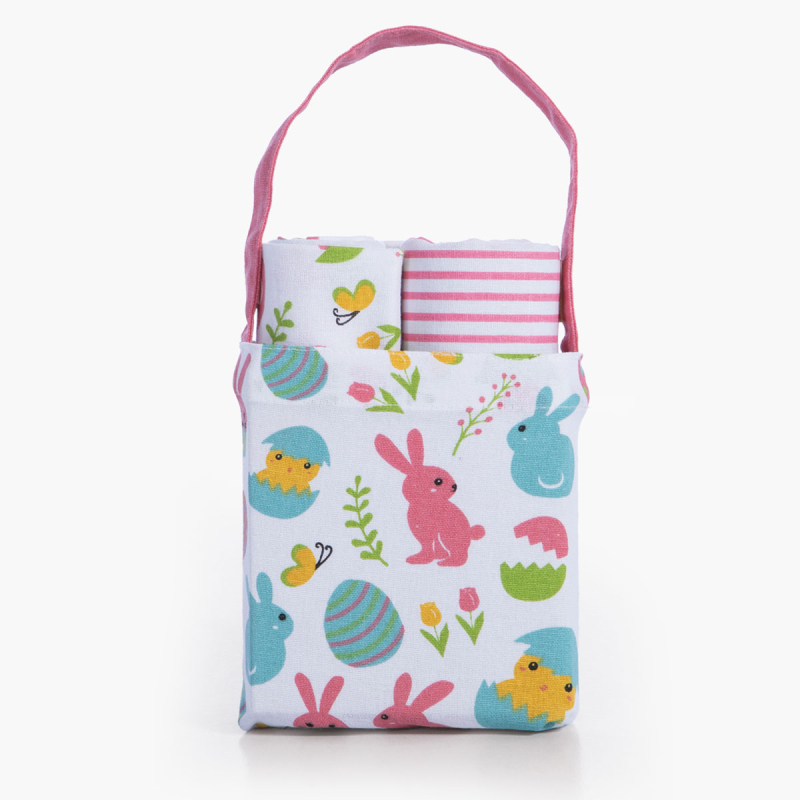 Πασχαλινά Ποτηρόπανα Δώρου (Σετ 3τμχ) Nef Nef Homeware Easter Eggs