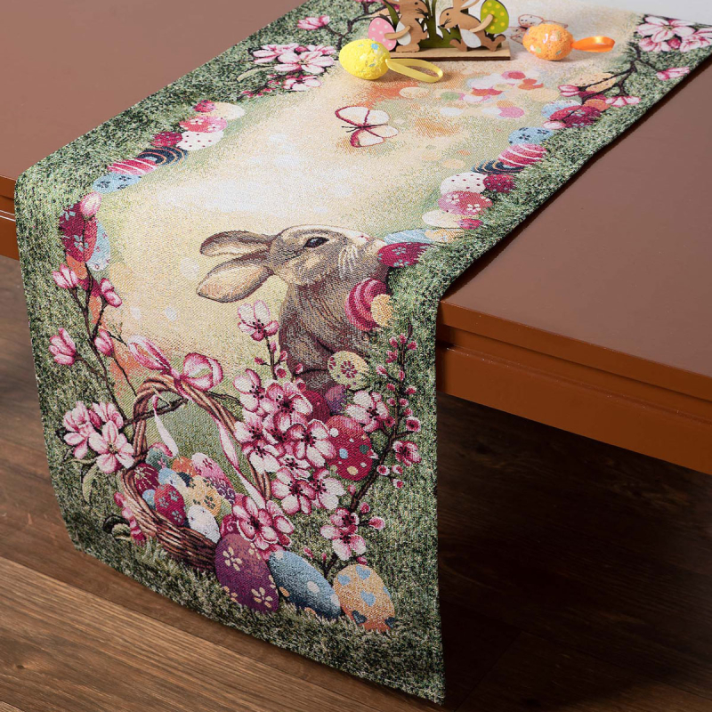 Πασχαλινή Τραβέρσα (45x140) Silk Fashion Garden Easter