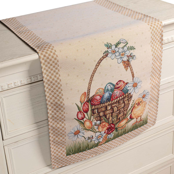 Πασχαλινή Τραβέρσα (45x140) Silk Fashion Sweet Chick