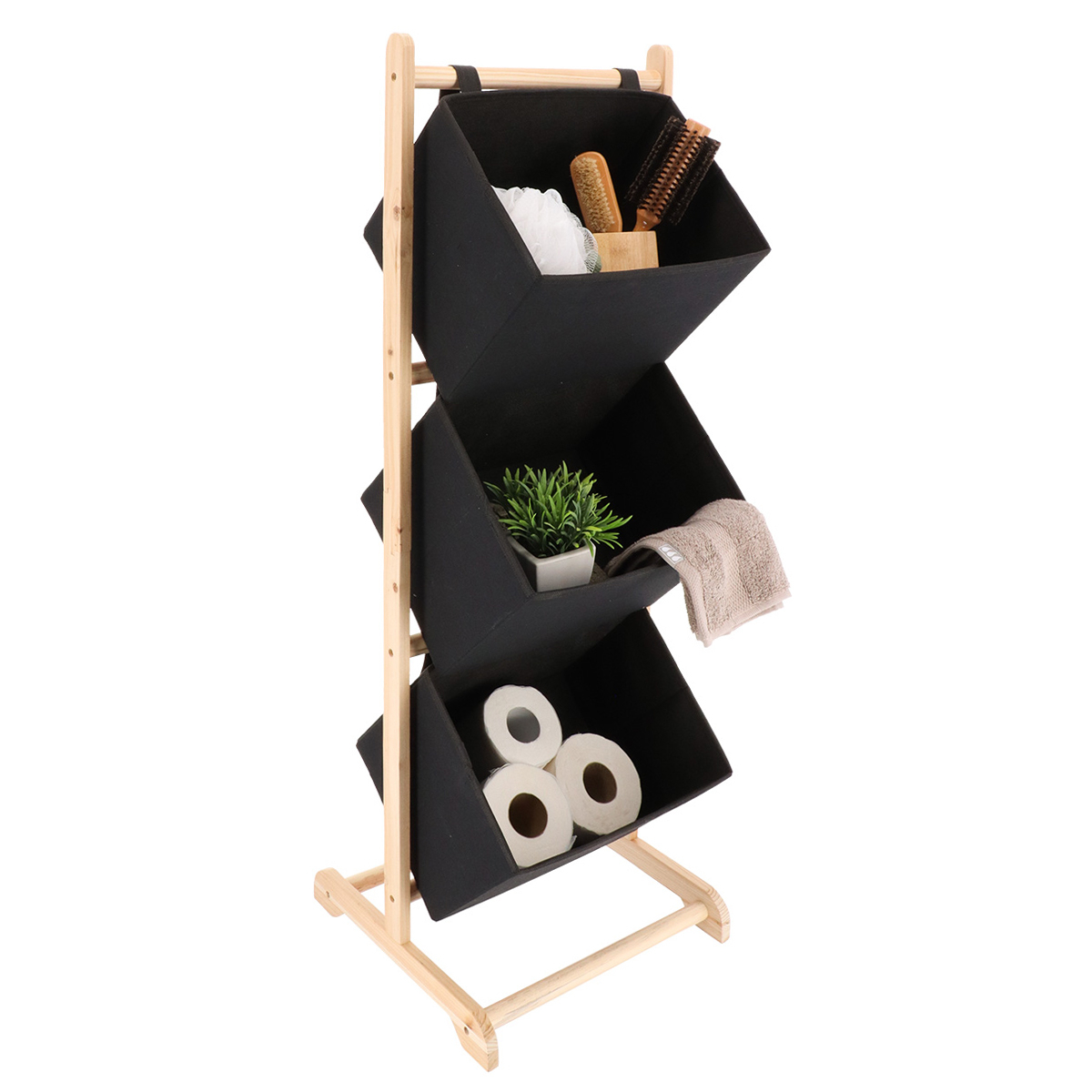 Ραφιέρα Μπάνιου Δαπέδου 3 Θέσεων (35x35x102) T-D 98242247