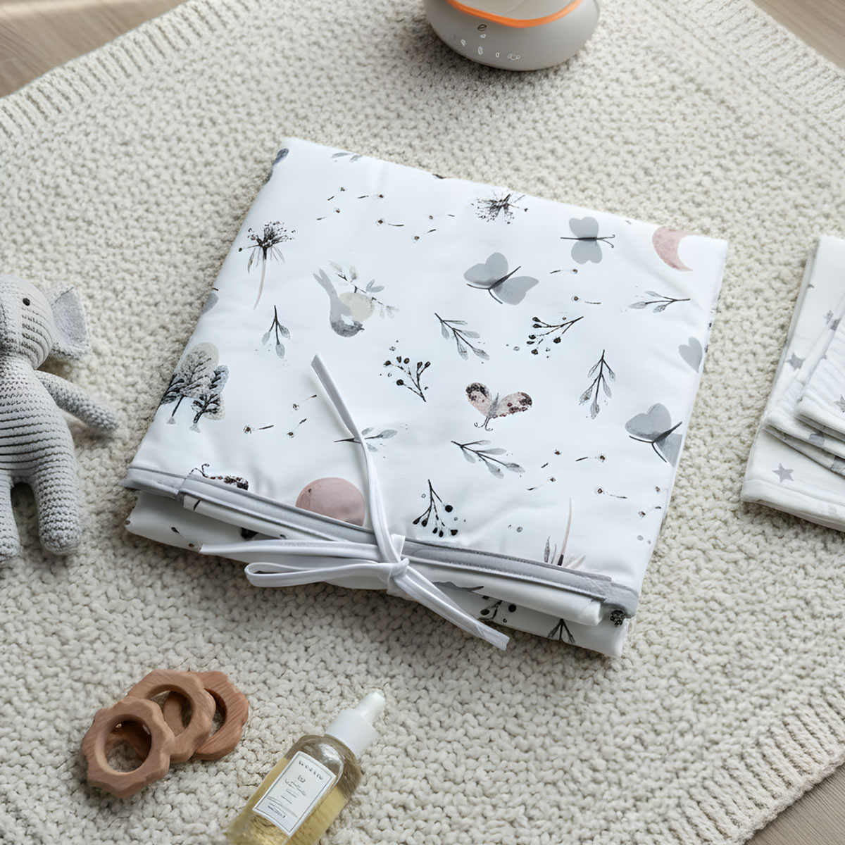 Αλλαξιέρα Ταξιδίου (70x50) Abo Flowers & Butterflies