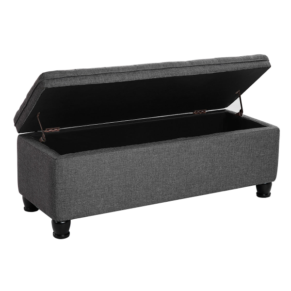 Ταμπουρέ Με Αποθηκευτικό Χώρο (118x45x45) Songmics LOM070G01