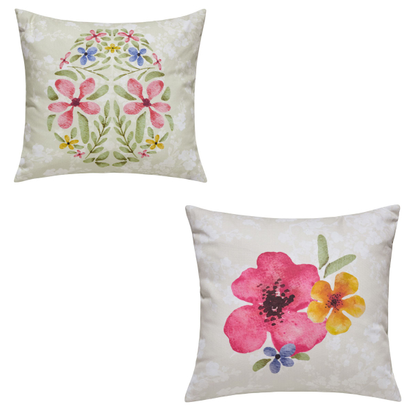 Ζεύγος Πασχαλινές Μαξιλαροθήκες 2 Όψεων (50x50) Kentia Loft Easter 26 02