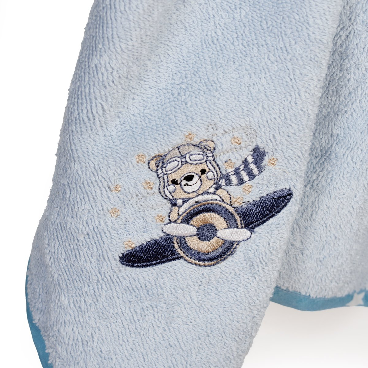 Βρεφική Κάπα (75X85) Dimcol Aviator 183 Sky Blue Home Βρεφικά Προίκα Μωρού Κάπες Βρεφικές Spitishop