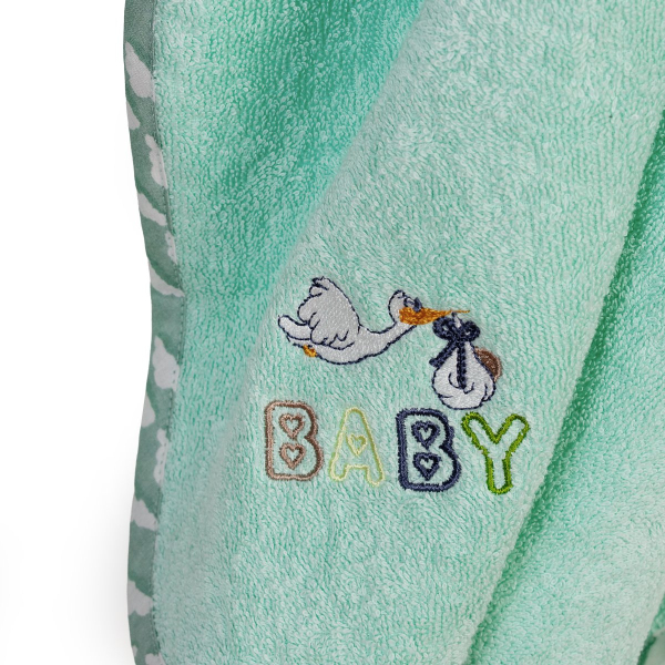 Βρεφική Κάπα (75x85) Dimcol Stork 195 Mint