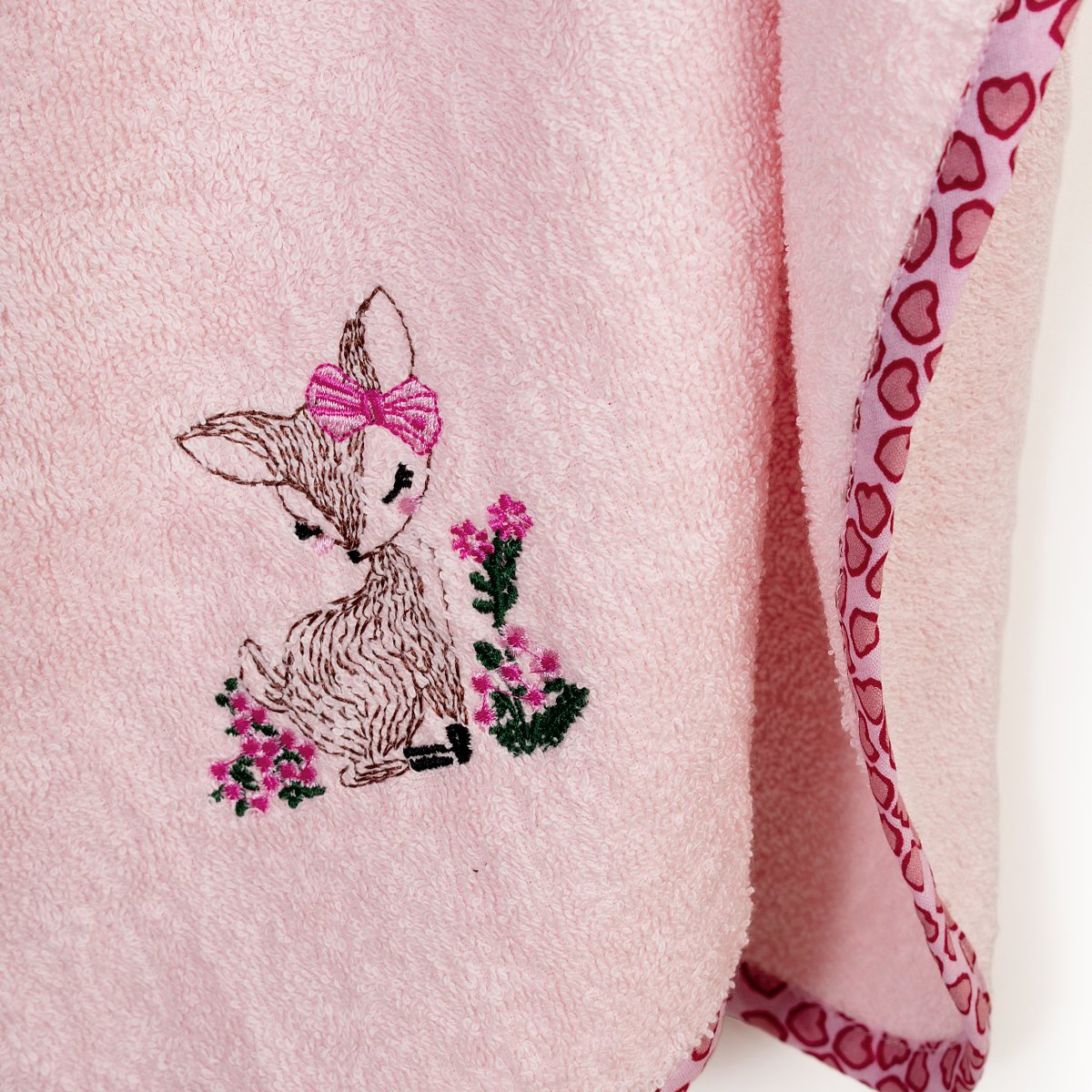 Βρεφική Κάπα (75X85) Dimcol Deer 196 Pink Home Βρεφικά Προίκα Μωρού Κάπες Βρεφικές Spitishop