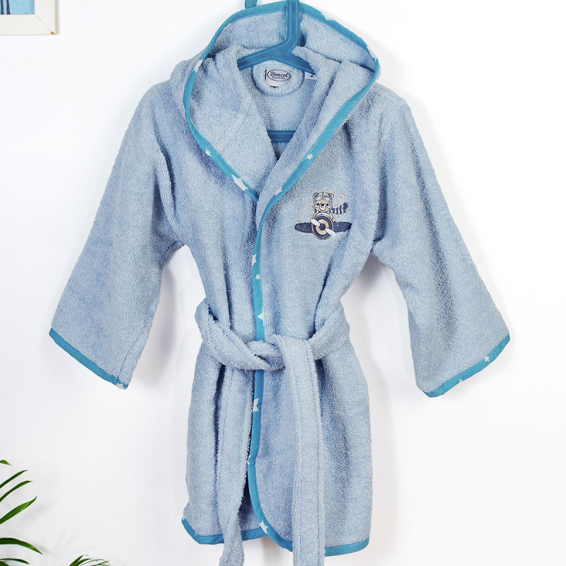 Βρεφικό Μπουρνούζι Dimcol Aviator 183 Sky Blue