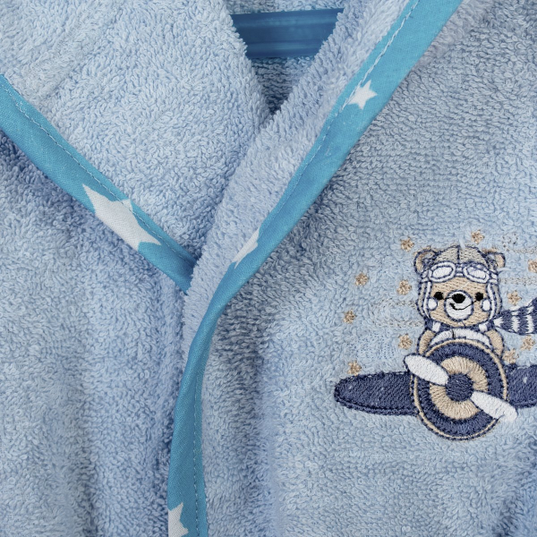 Βρεφικό Μπουρνούζι Dimcol Aviator 183 Sky Blue