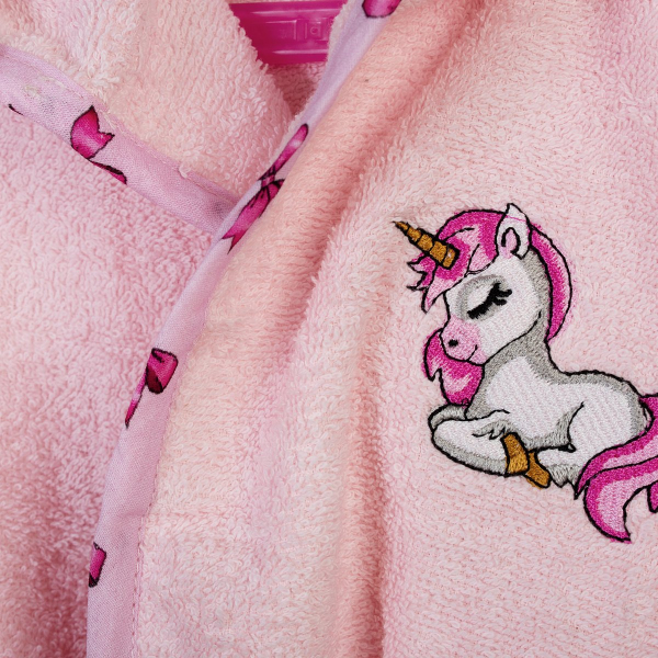 Βρεφικό Μπουρνούζι Dimcol Unicorn 187 Pink