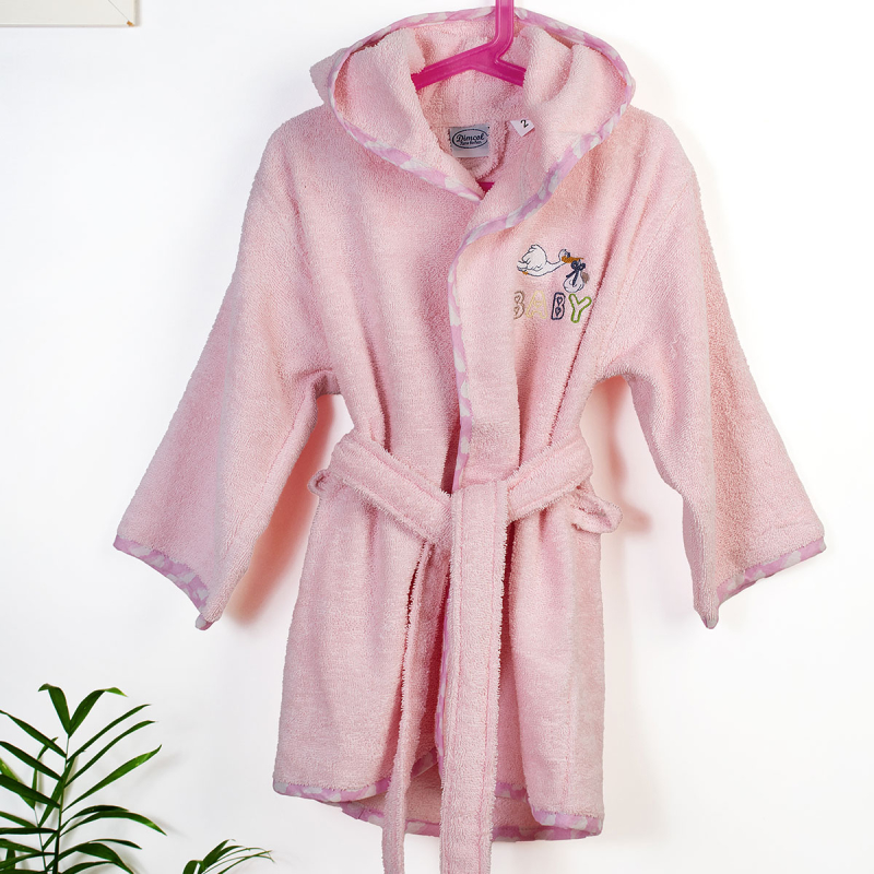 Βρεφικό Μπουρνούζι Dimcol Stork 192 Pink