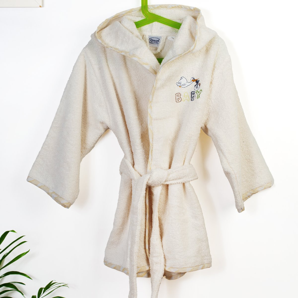 Βρεφικό Μπουρνούζι Dimcol Stork 194 Ecru-Yellow No04 No04