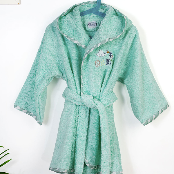 Βρεφικό Μπουρνούζι Dimcol Stork 195 Mint