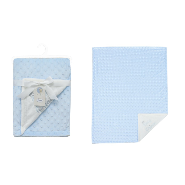Κουβέρτα Minky Αγκαλιάς (75x100) Dimcol Prince 33 Sky Blue
