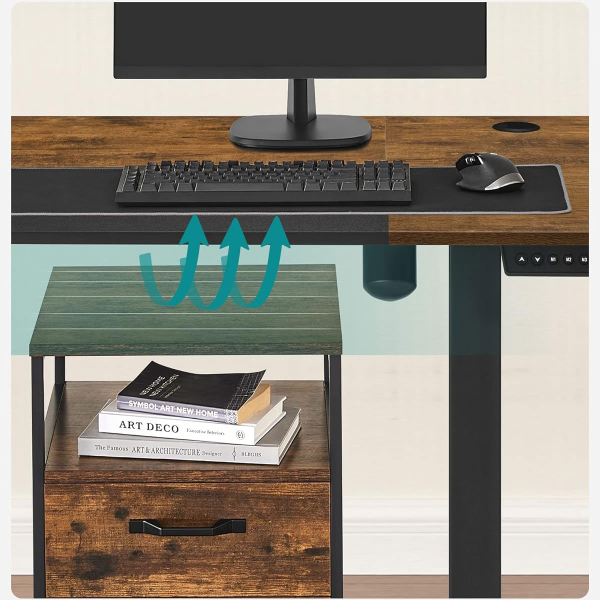 Ηλεκτρικό Γραφείο (120x60x72/120) Με Ρυθμιζόμενο Ύψος Songmics LSD015KD01