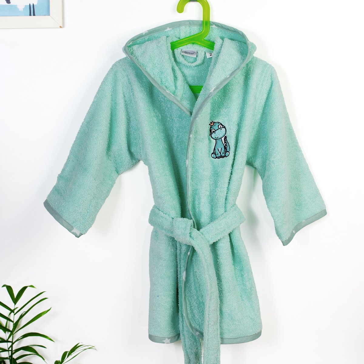 Βρεφικό Μπουρνούζι Dimcol Dinosaur 182 Mint No04 No04