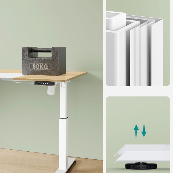 Ηλεκτρικό Γραφείο (120x60x72/120) Με Ρυθμιζόμενο Ύψος Songmics LSD015YD01