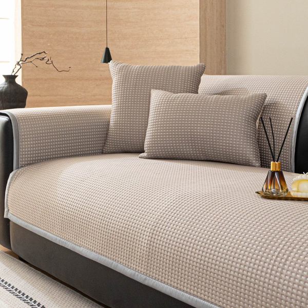 Ανώστρωμα Για Μπράτσο Καναπέ (90x90) Melinen August Taupe