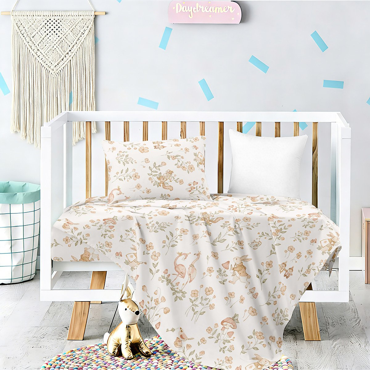 Σεντόνια Κούνιας (Σετ) Melinen Prime Line Baby Alice ΜΕ ΛΑΣΤΙΧΟ 70x140+17 ΜΕ ΛΑΣΤΙΧΟ 70x140+17