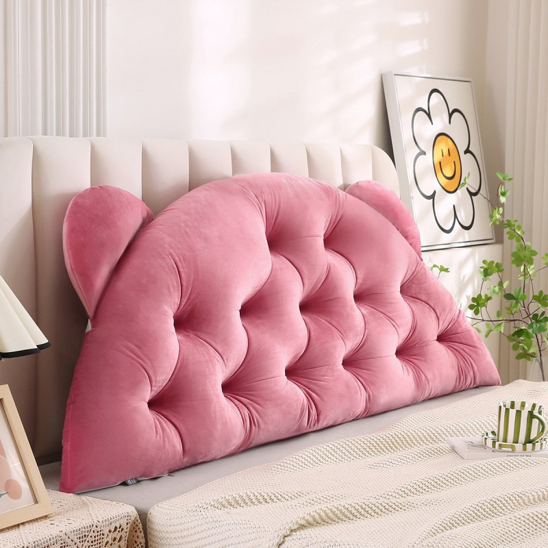 Παιδική Μαξιλάρα Για Κεφαλάρι Κρεβατιού (90x55) Melinen Bear Apple