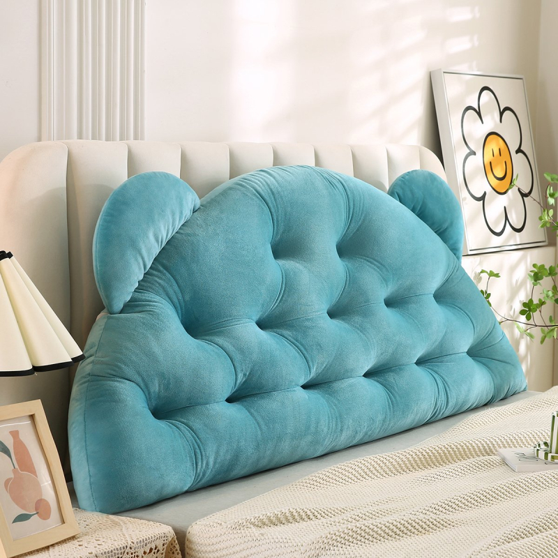 Παιδική Μαξιλάρα Για Κεφαλάρι Κρεβατιού (90x55) Melinen Bear Petrol