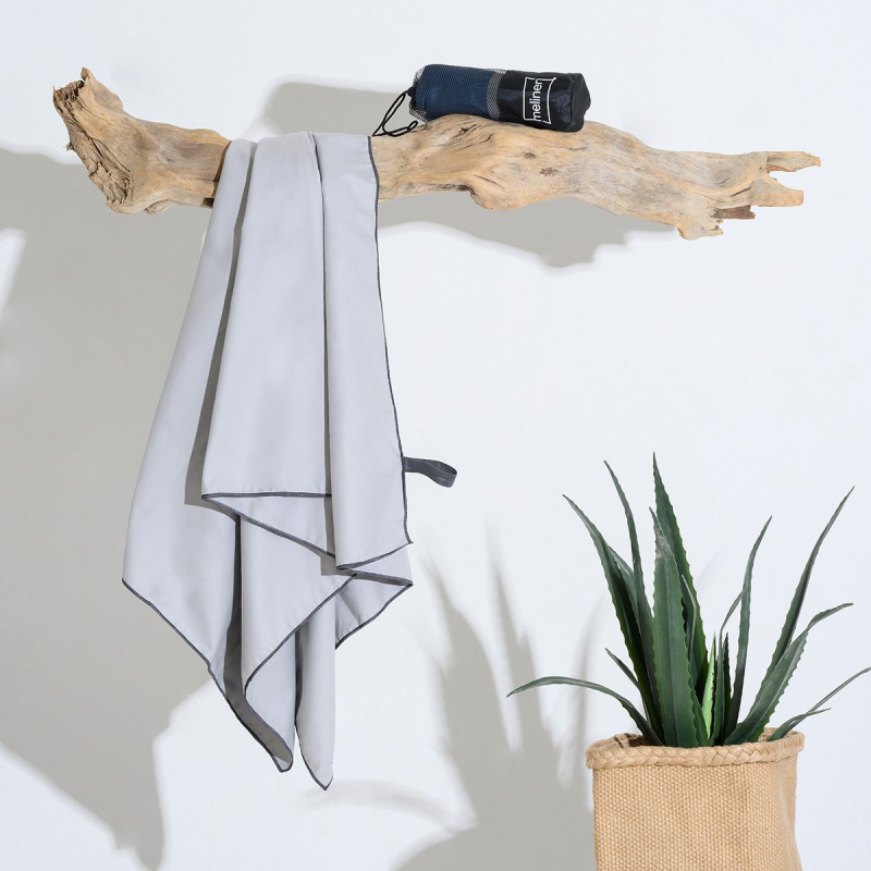 Πετσέτα Microfiber (80x170) Melinen Gym Silver