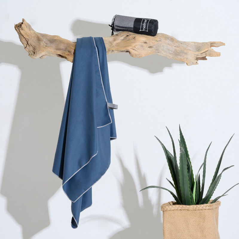 Πετσέτα Microfiber (80x170) Melinen Gym D.Grey