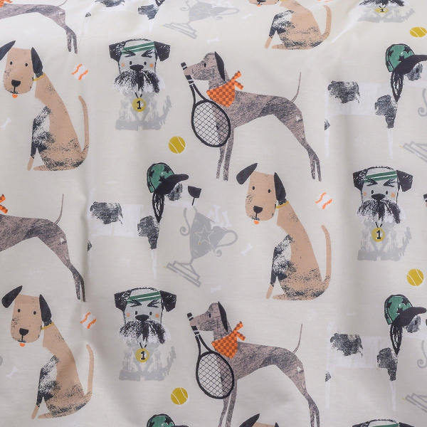 Σεντόνια Μονά (Σετ) Melinen Kids Line Doggy