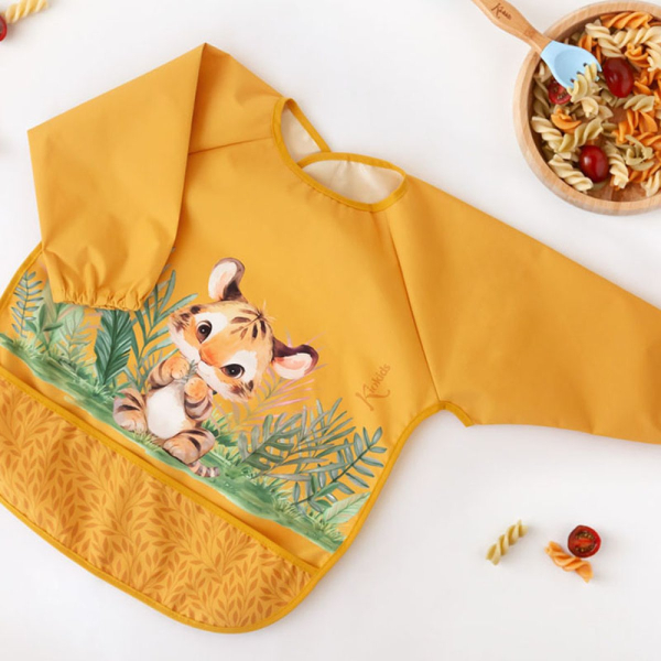 Σαλιάρα Με Μανίκια 4+ Μηνών (43x69) Kiokids Λιονταράκι 6342