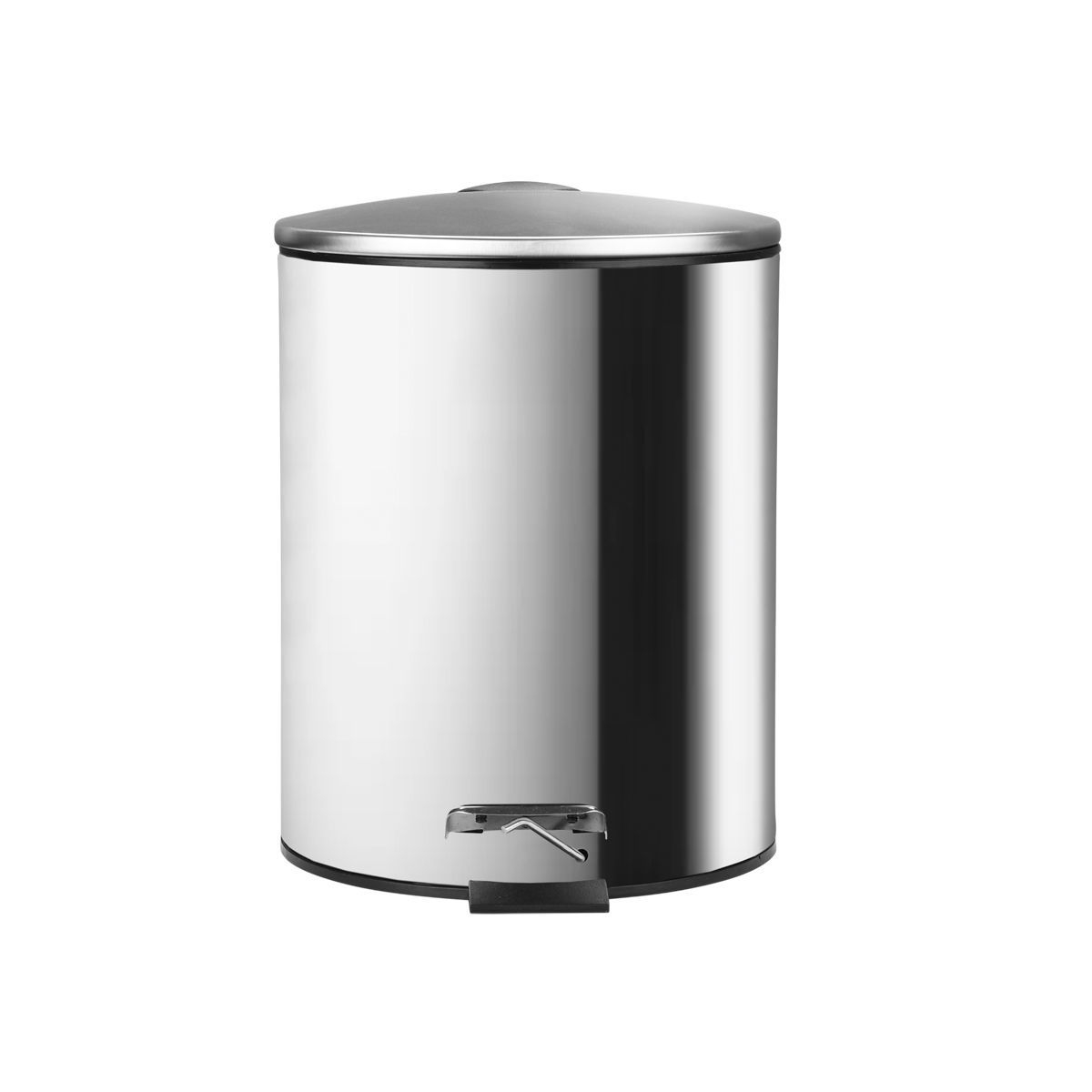 Κάδος Απορριμμάτων Μπάνιου (Φ20x28) Homely 5lt Inox Matt 02-0059