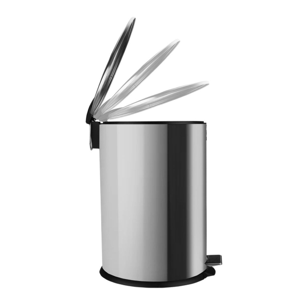 Κάδος Απορριμμάτων (30x37x43) Homely 20lt Inox Matt 01-0073