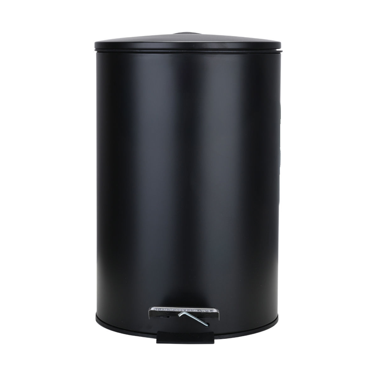 Κάδος Απορριμμάτων Μπάνιου (Φ20x28) Homely 5lt Classic Black Matt 02-3791